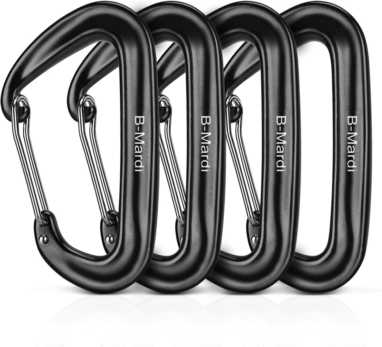 Carabiner Clips Heavy Duty 12Kn (2697 Lbs)-Lightweight Locking Carabiners for Camping, Hiking, Hammock, Dog Leash Harness, Outdoor and Gym Etc, Keychains& Utility