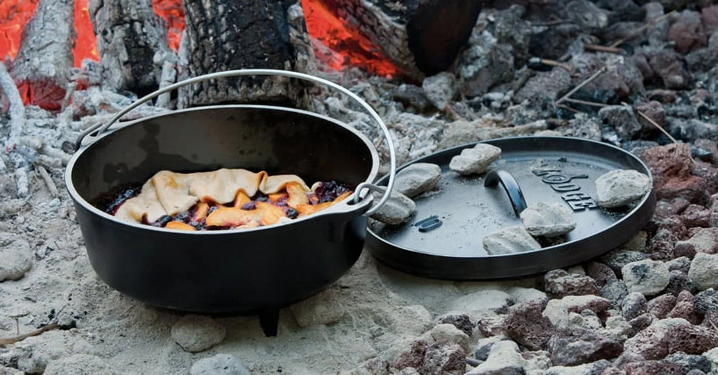 6 Quart Cast Iron Camp Dutch Oven, L12CO3